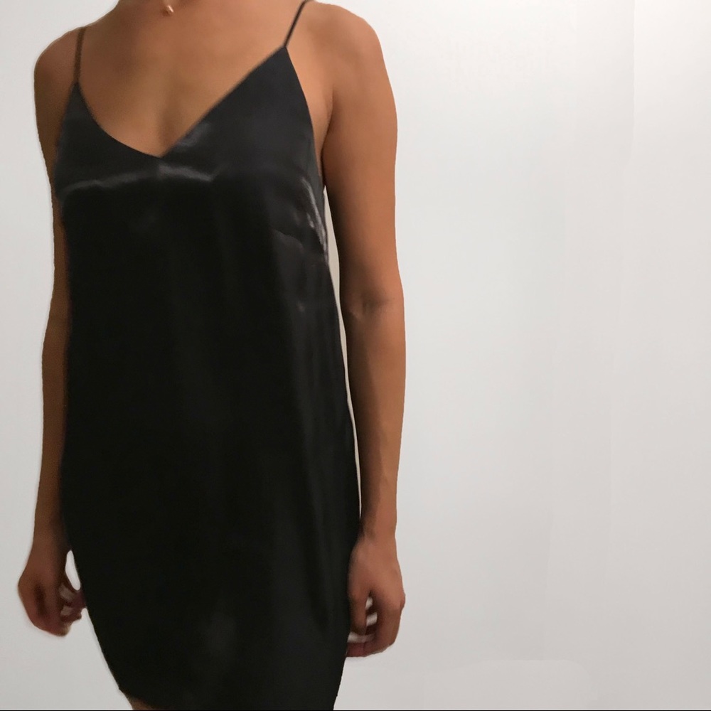 Wilfred Navy Slip Dress